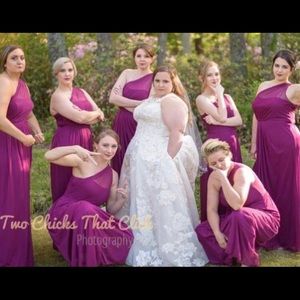 David’s bridal dress worn once and dry cleaned!